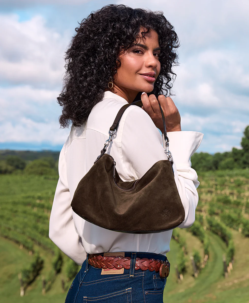 Kolena Hobo Crossbody - Suede Leather - Image 14