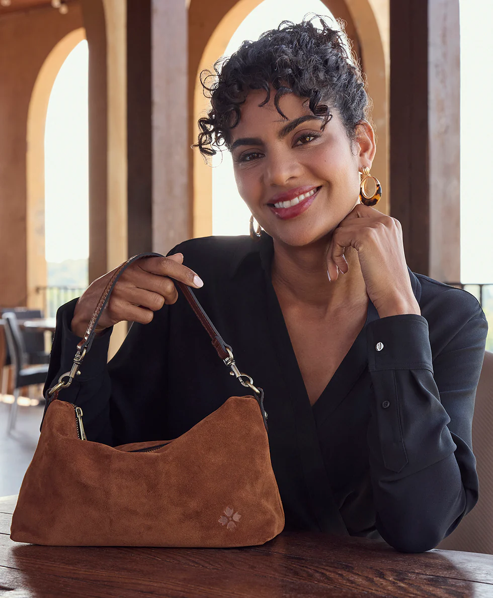 Kolena Hobo Crossbody - Suede Leather - Image 4
