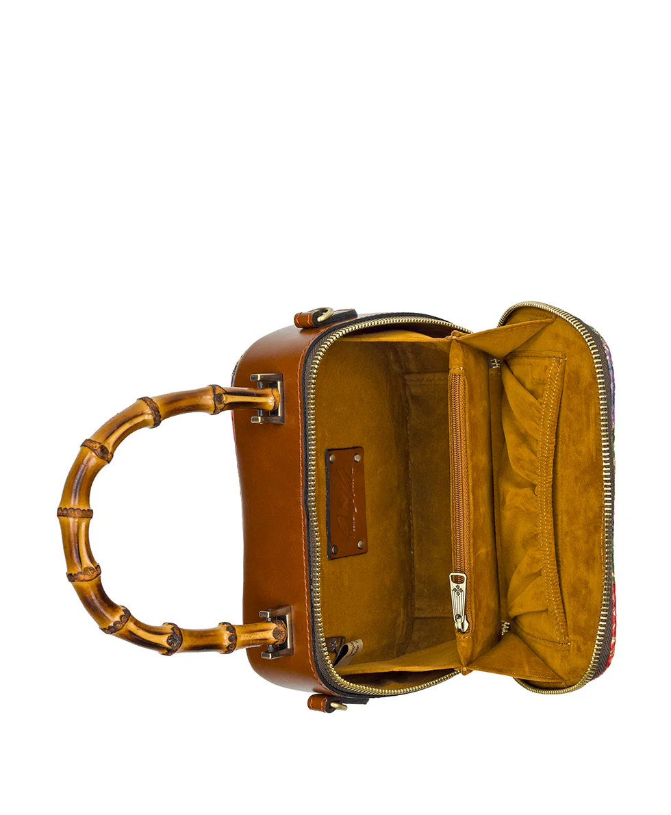Lara Top Handle Crossbody - Painted Woven - Image 4