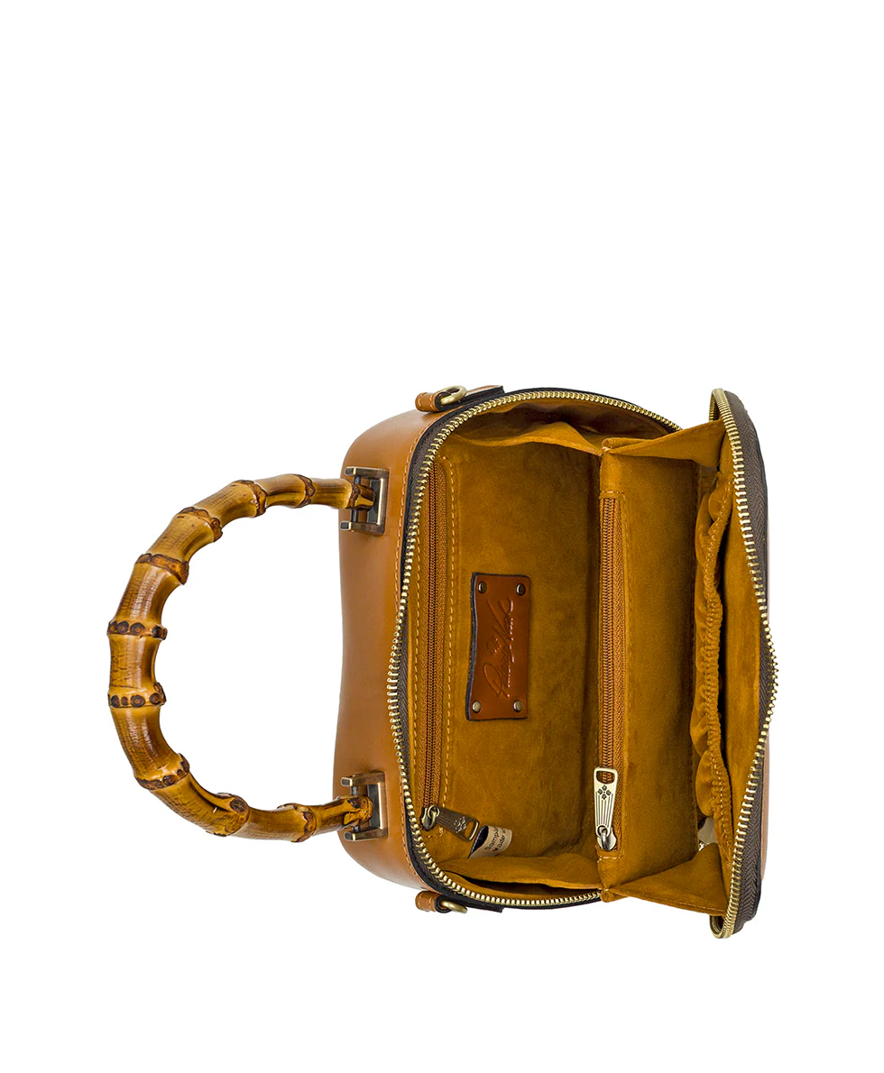 Lara Top Handle Crossbody - Parisian Floral Tooled - Image 4