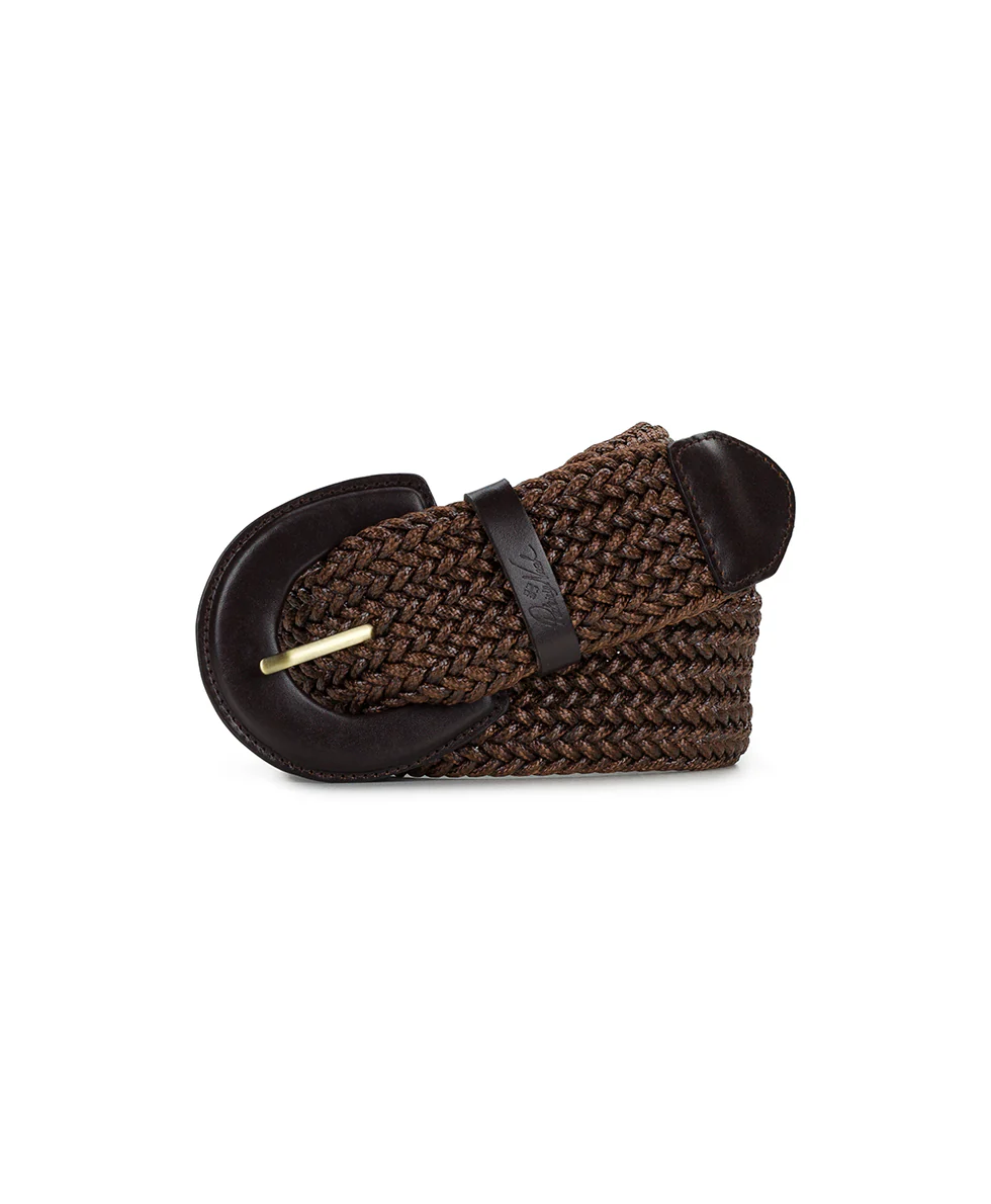 Lazare Woven Belt - Rope and Leather
