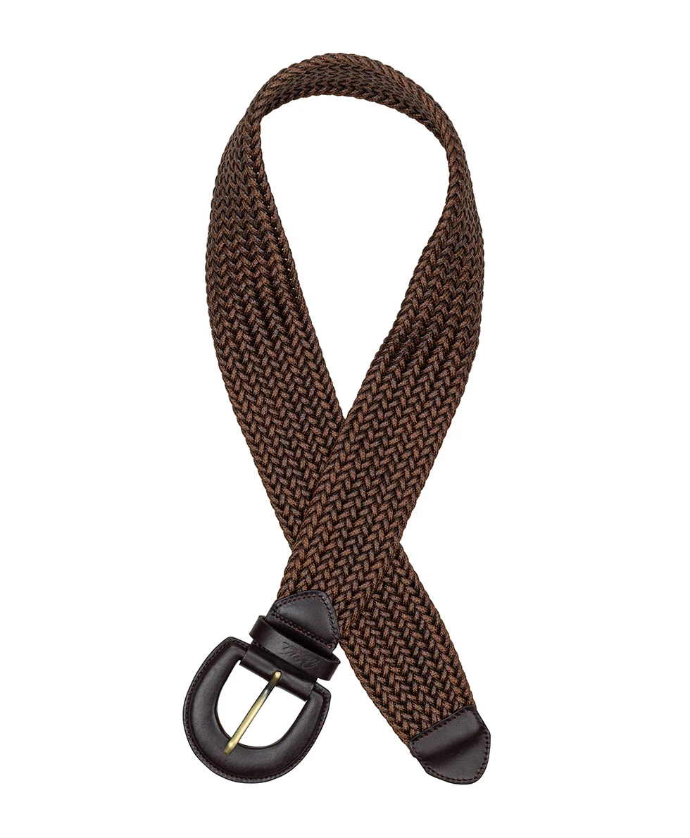 Lazare Woven Belt - Rope and Leather - Image 2