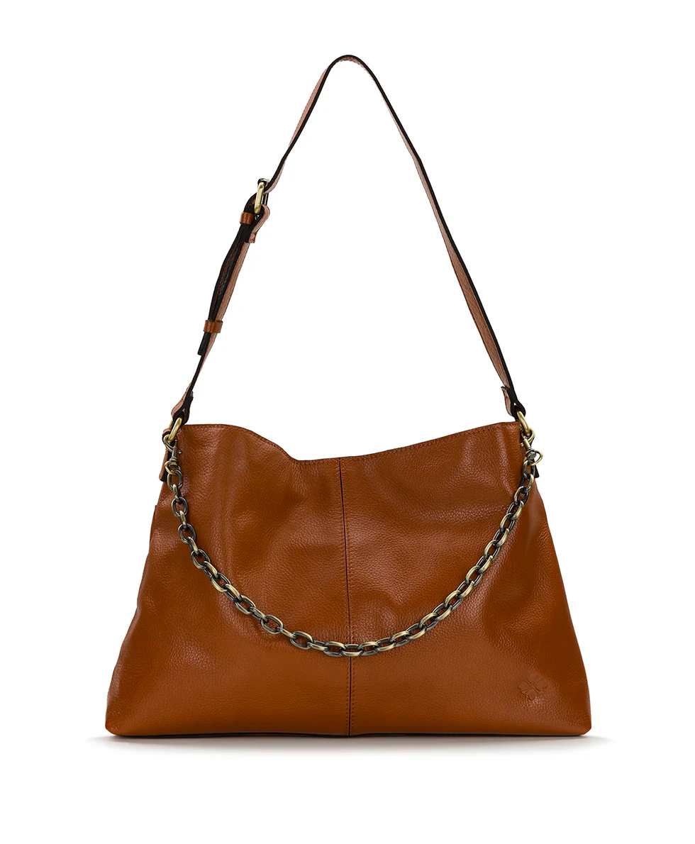 Liora Slouchy Tote - Rugged Natural Grain Leather - Image 2