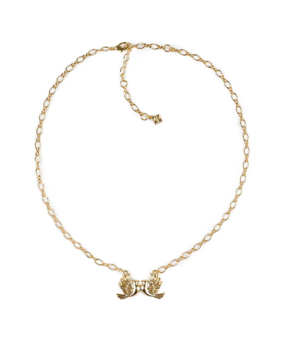 Love Birds Pendant Necklace - Love Birds - Image 2