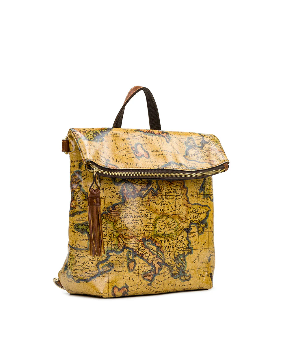 Luzille Convertible Backpack- European Map - Image 3