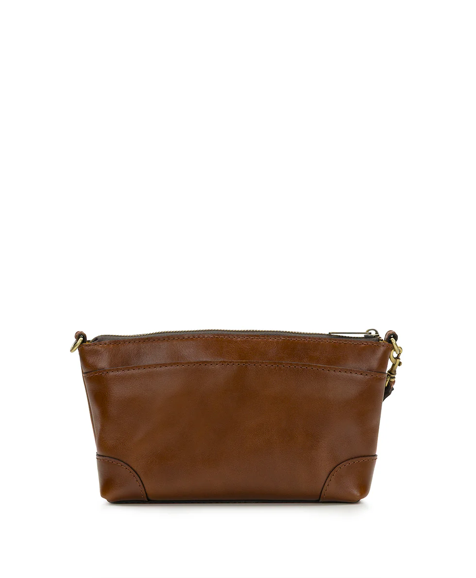 Maletto Wristlet Crossbody - Vintage Distressed Leather - Image 11