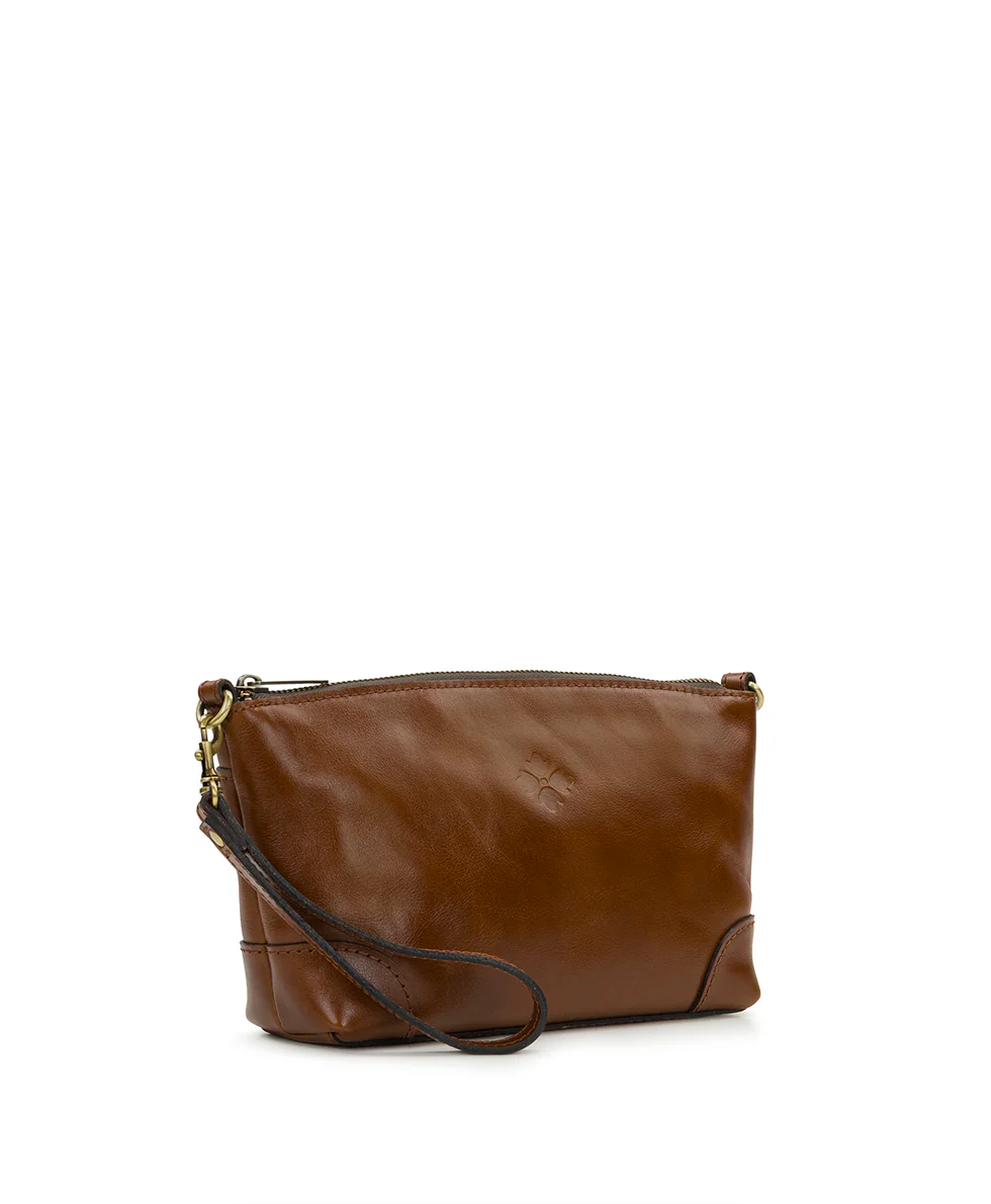 Maletto Wristlet Crossbody - Vintage Distressed Leather - Image 12