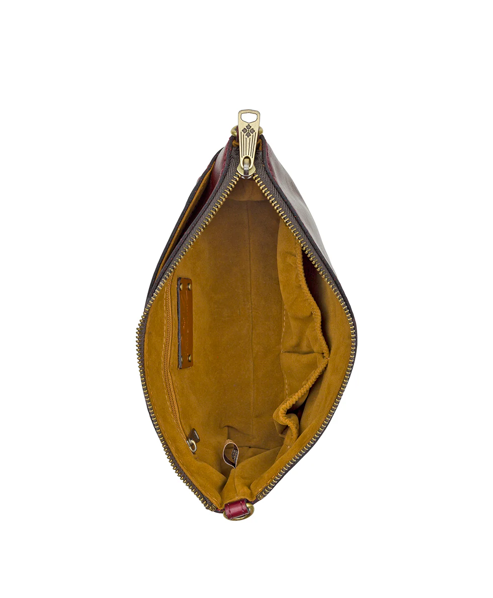 Maletto Wristlet Crossbody - Vintage Distressed Leather - Image 5