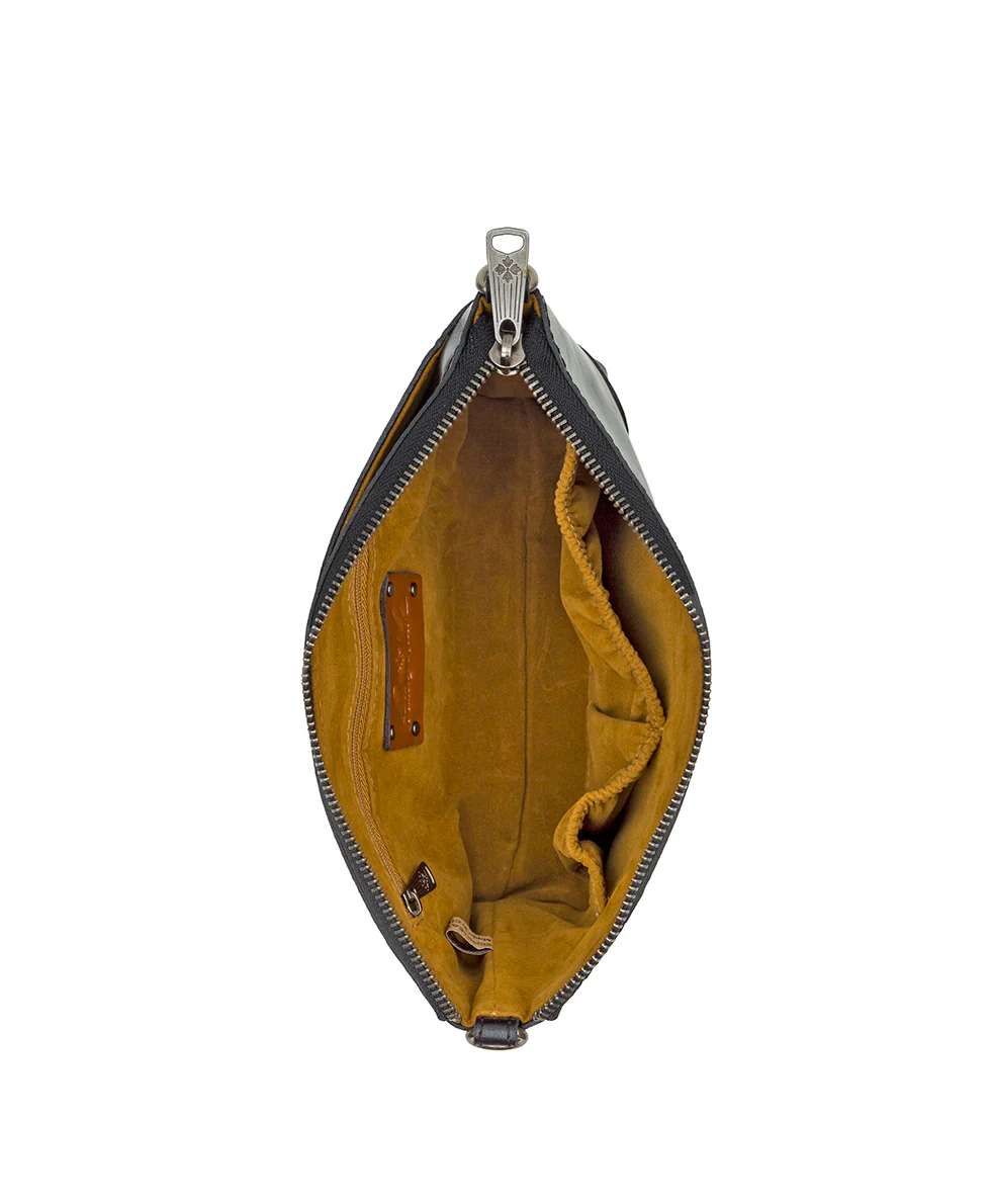 Maletto Wristlet Crossbody - Vintage Distressed Leather - Image 9