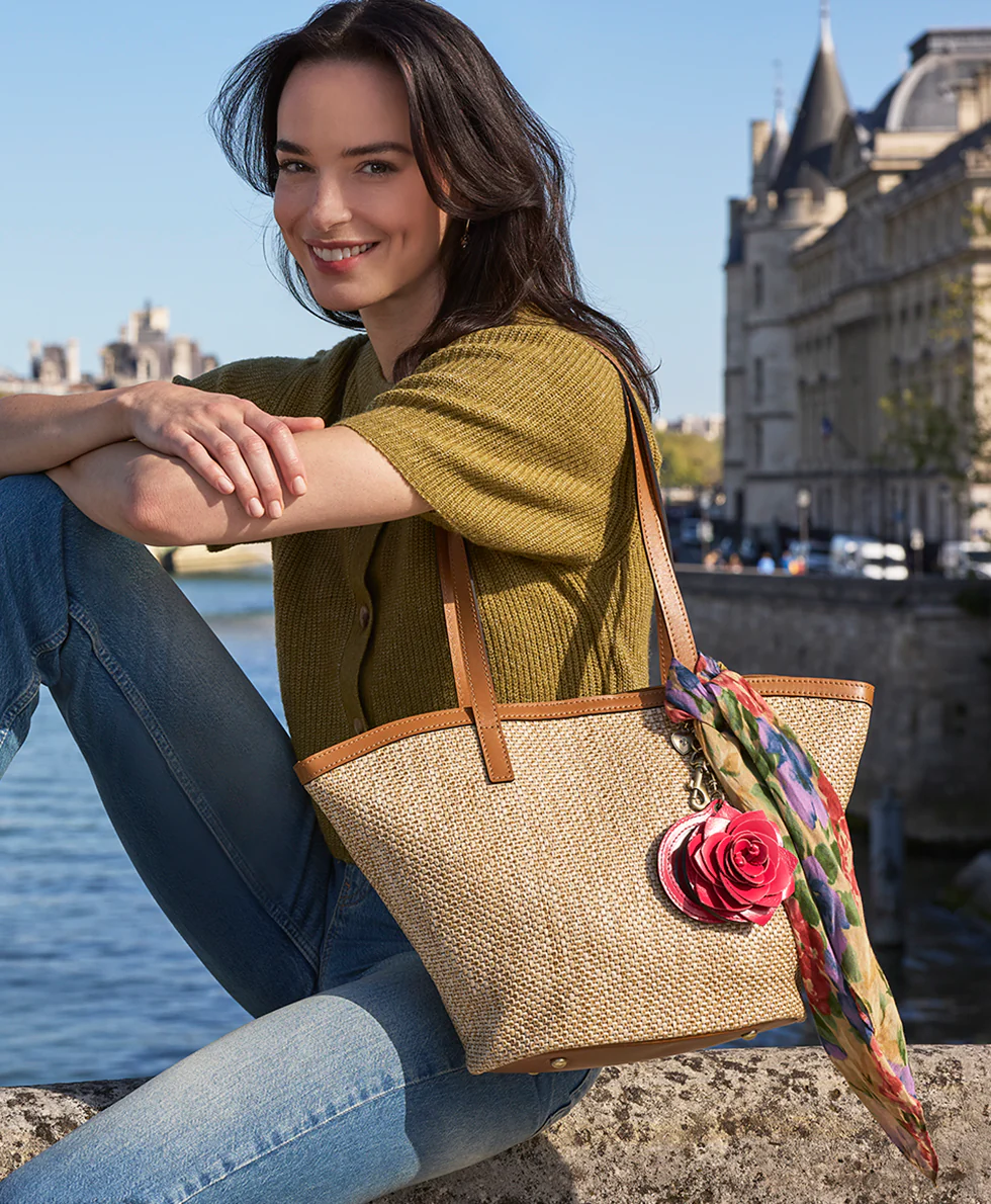 Marconia Tote with Scarf - Burnished Woven - Image 4