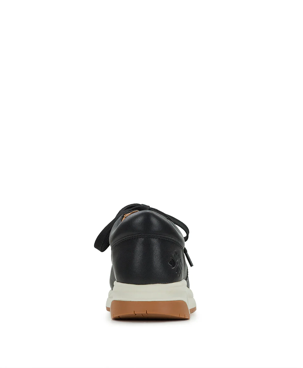 Milano Leather Sneaker - Black - Image 4