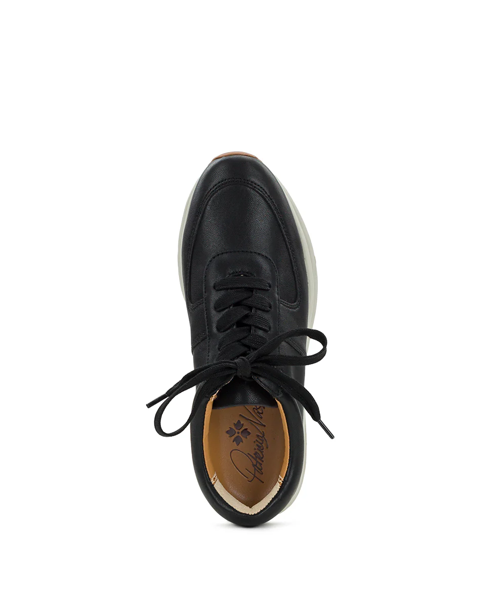 Milano Leather Sneaker - Black - Image 5