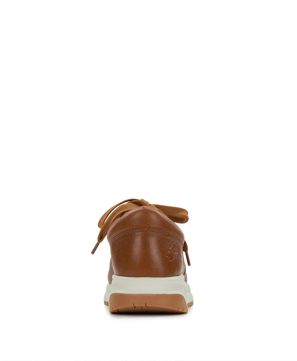 Milano Leather Sneaker - Tan - Image 4