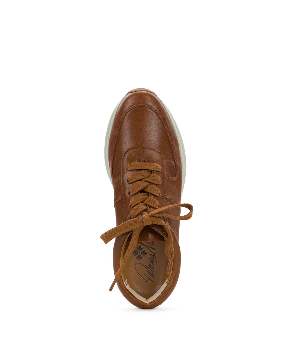 Milano Leather Sneaker - Tan - Image 5