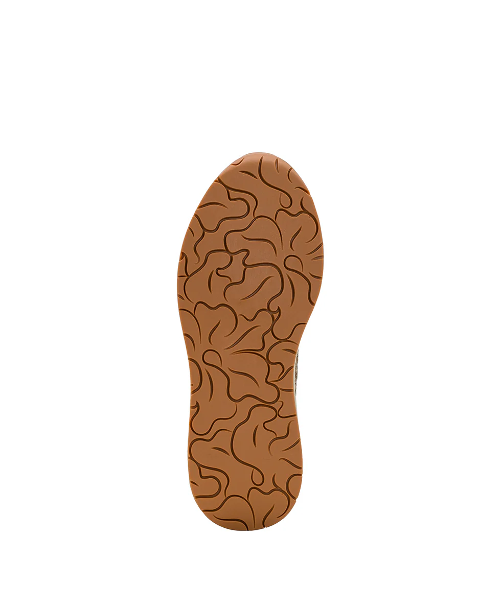 Milla Perforated Sneaker - Perforated Leather — Gold - Image 5