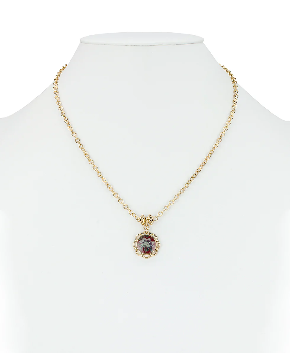 Modular Necklace - European Floral Tapestry - Image 4