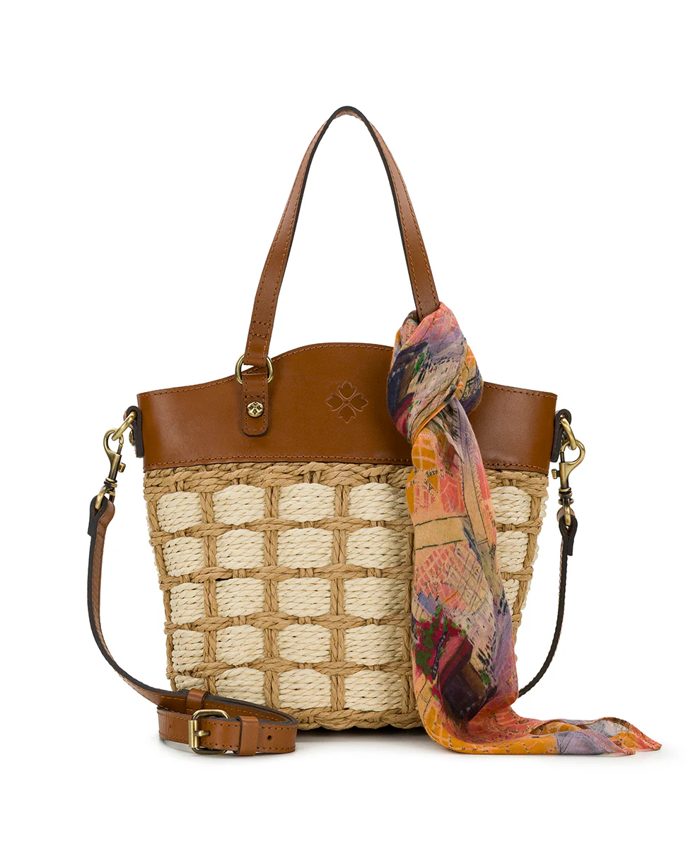 Montella Basket Bag with Scarf - Specialty Wovens