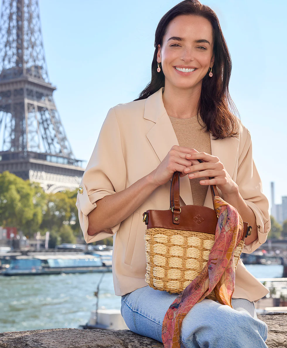 Montella Basket Bag with Scarf - Specialty Wovens - Image 7