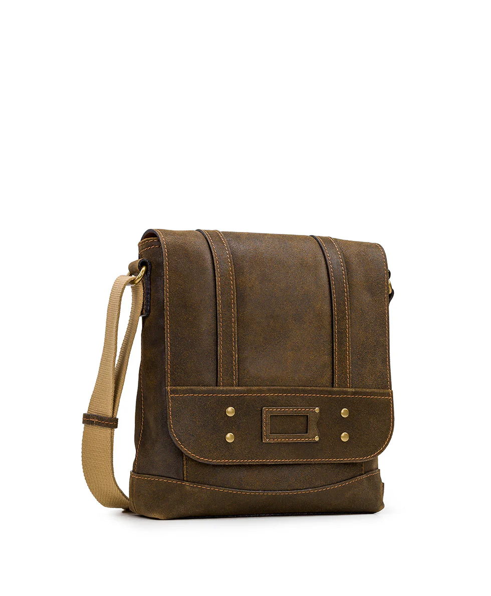North/South Messenger Bag - Moto Leather - Image 3