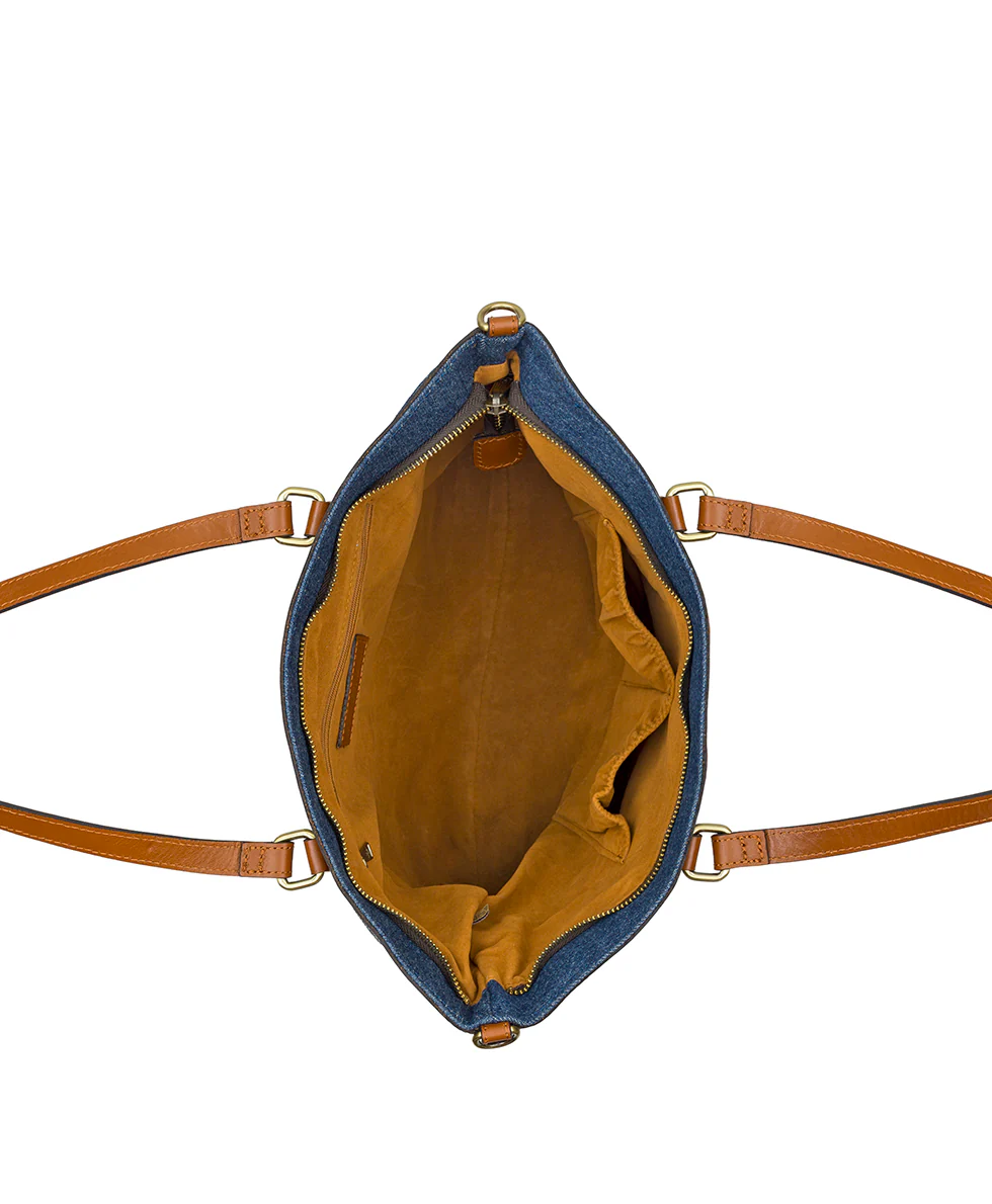 Nadine Tote Satchel - Denim Stonewashed - Image 5