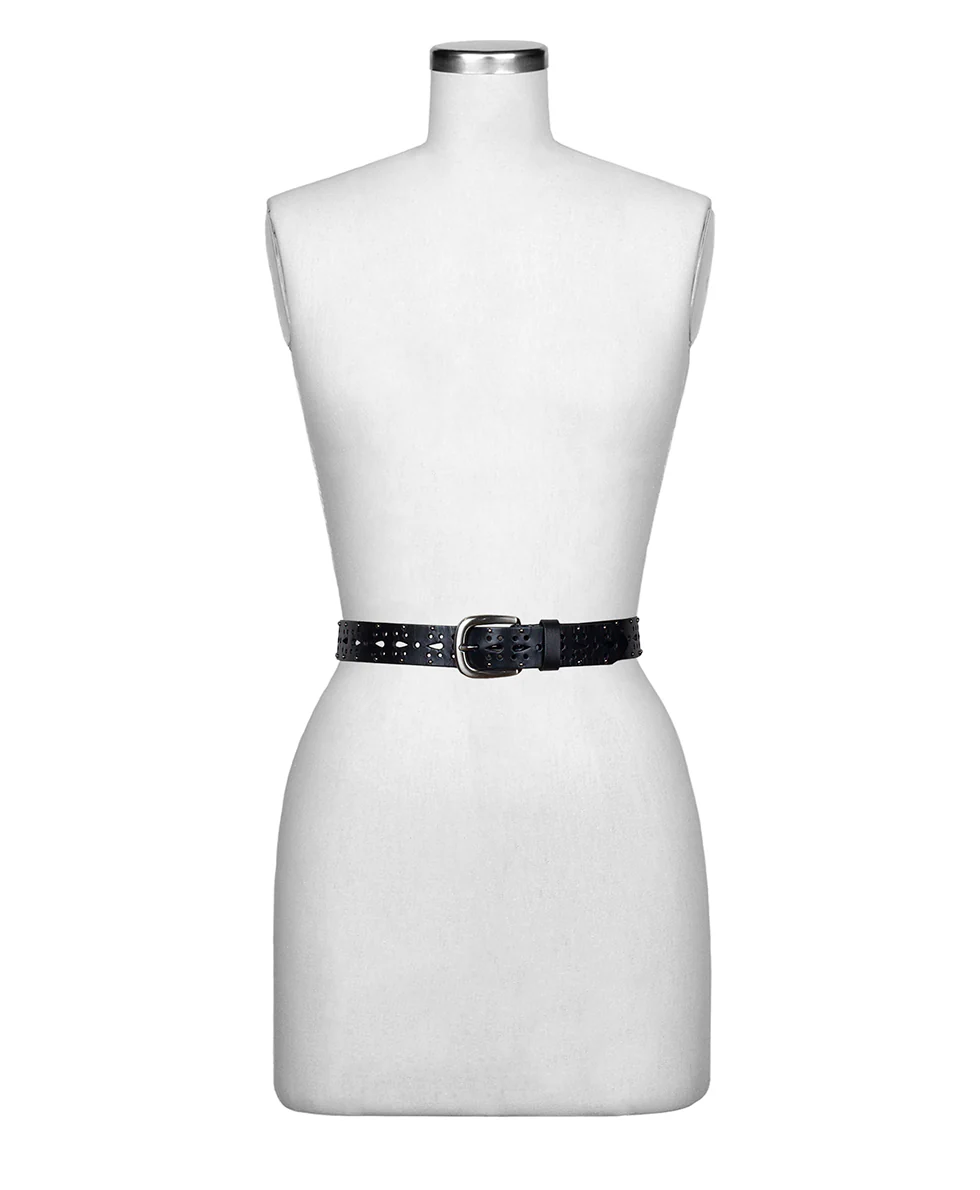 Odile Cutout Belt - Studded - Black - Image 3