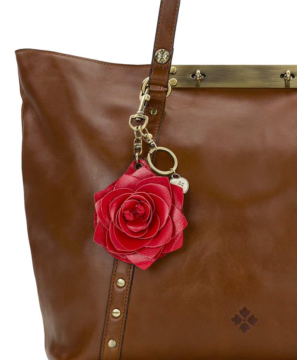 Parisian Rose Mirror Bag Charm - Vintage Distressed - Image 5