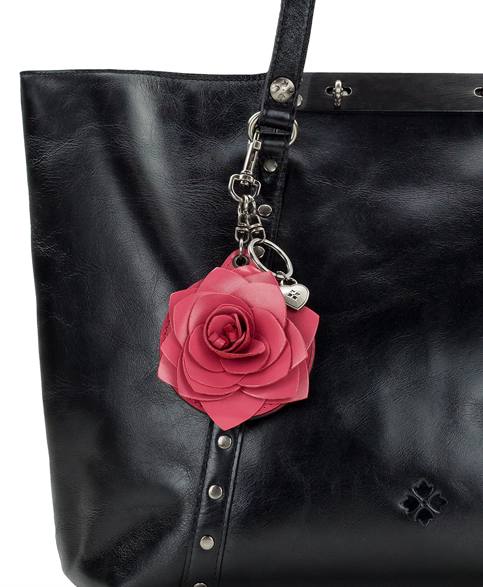 Parisian Rose Mirror Bag Charm - Vintage Distressed - Image 9