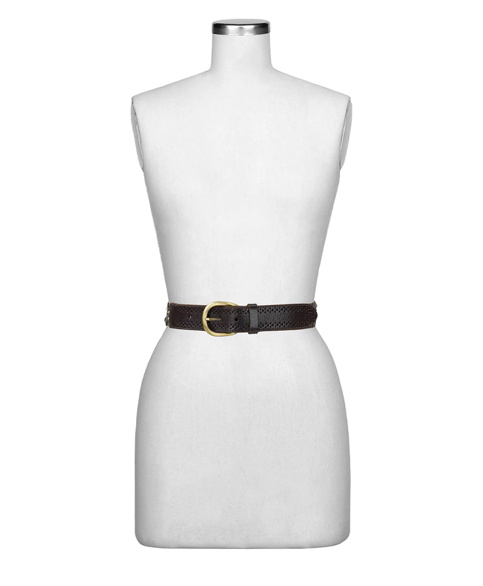 Parrano Belt - Woven - Chocolate - Image 3