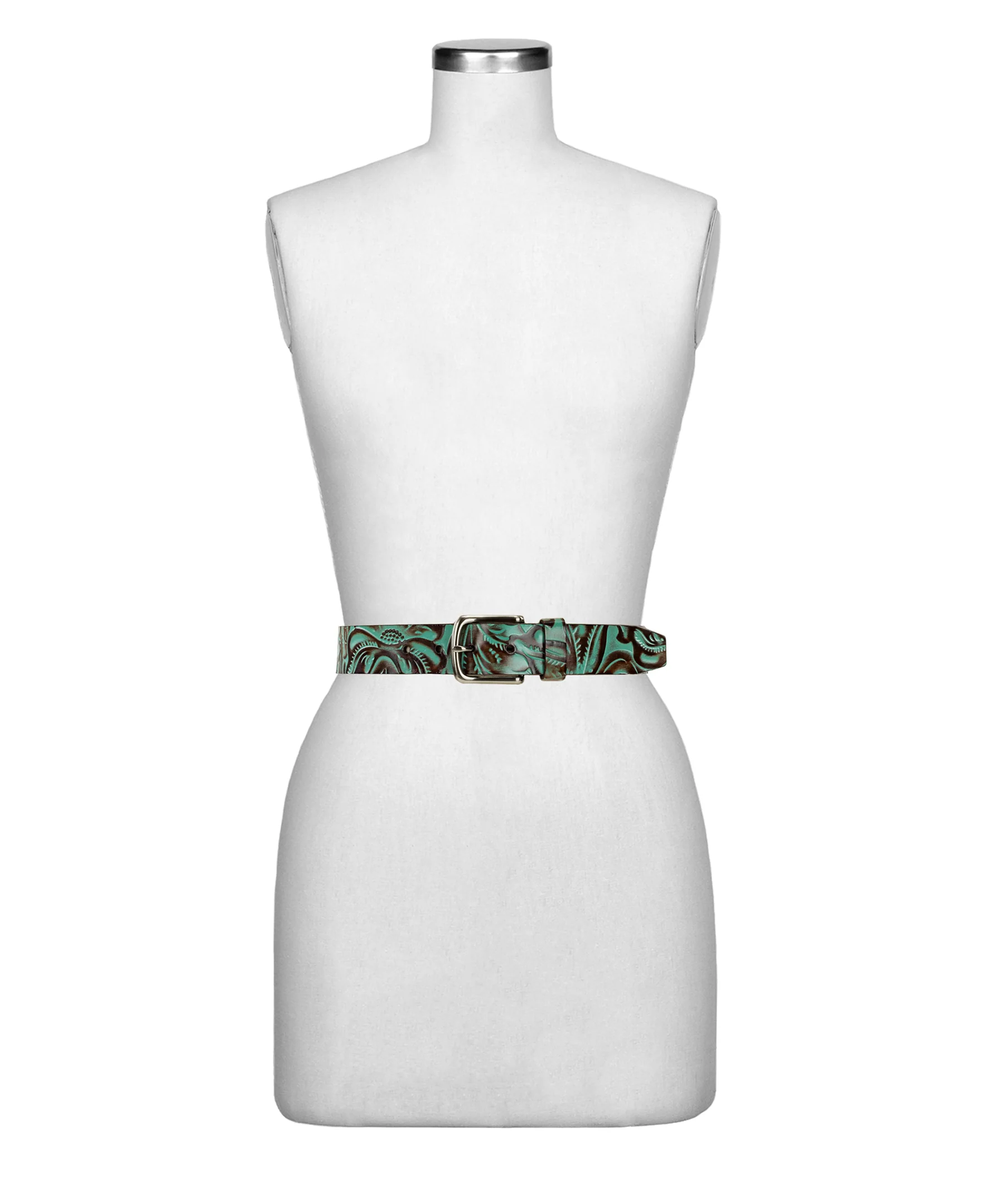Pelosa Belt - Tooled — Turquoise - Image 3