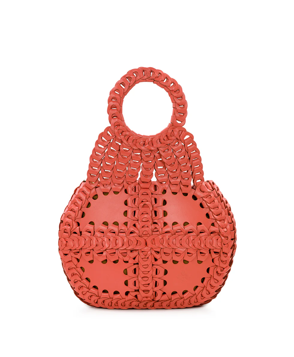 Pisticci Flapover Crossbody Bag - Chainlink Leather - Image 36