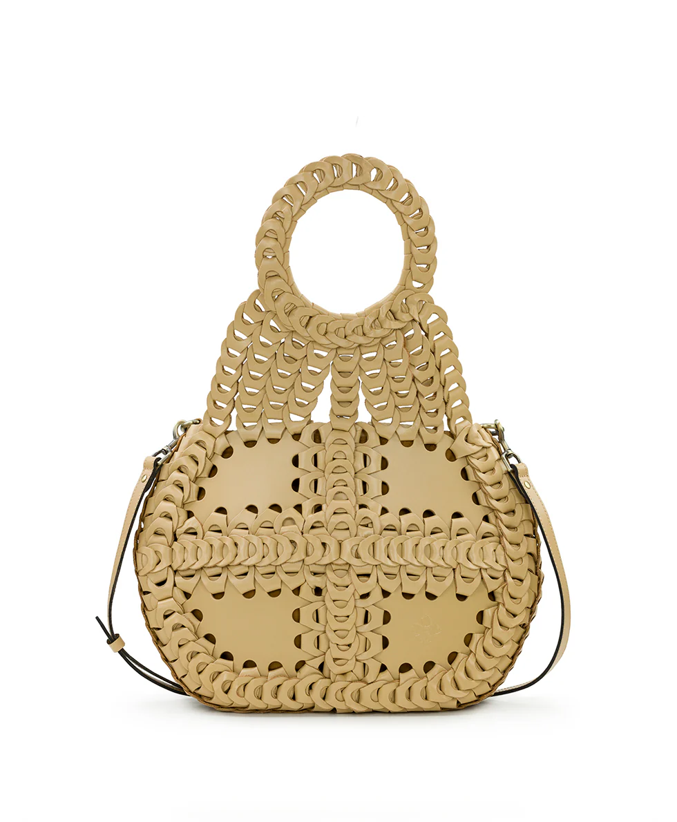 Pisticci Flapover Crossbody Bag - Chainlink Leather - Image 39