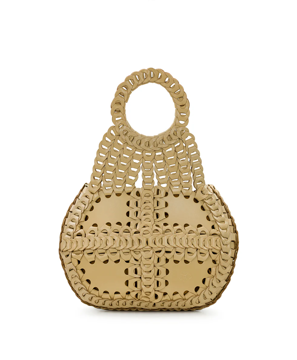 Pisticci Flapover Crossbody Bag - Chainlink Leather - Image 40