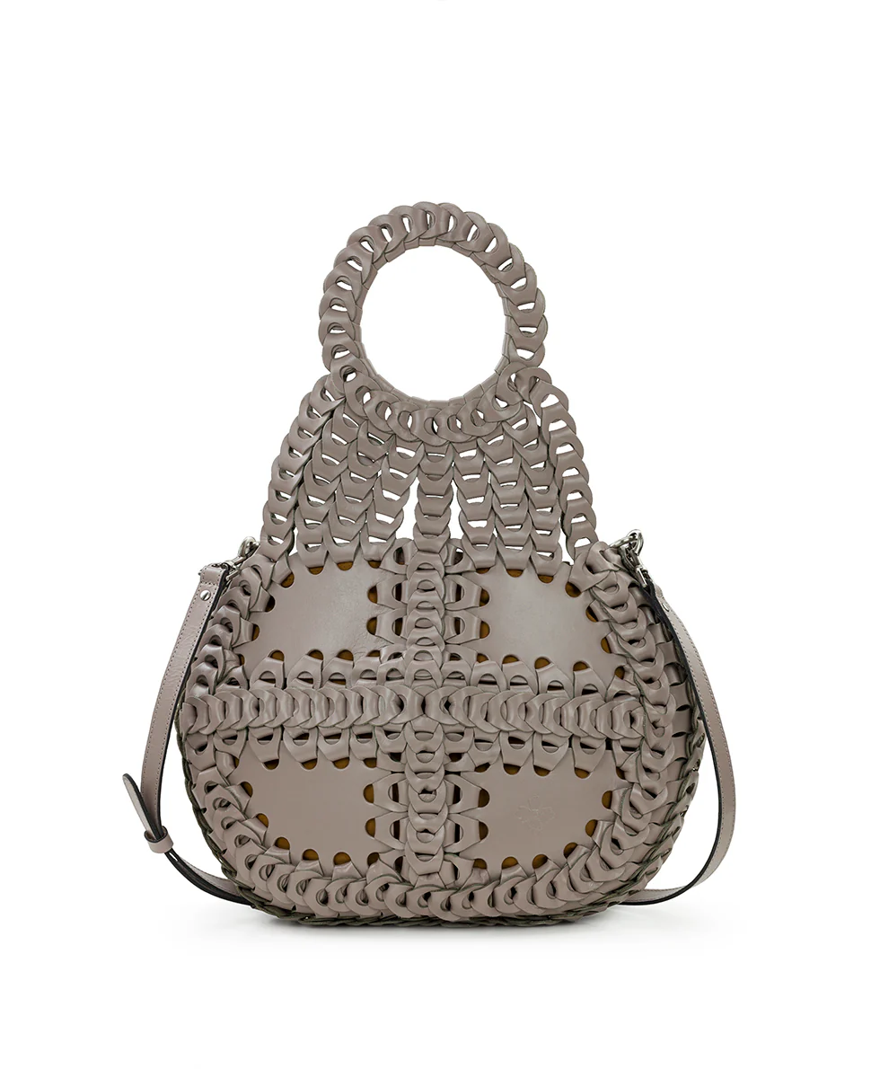 Pisticci Flapover Crossbody Bag - Chainlink Leather - Image 43