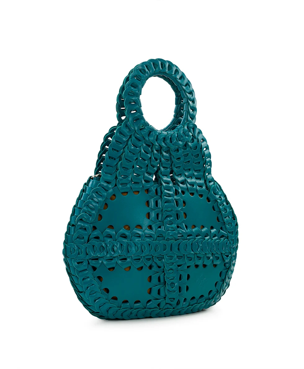 Pisticci Flapover Crossbody Bag - Chainlink Leather - Image 49