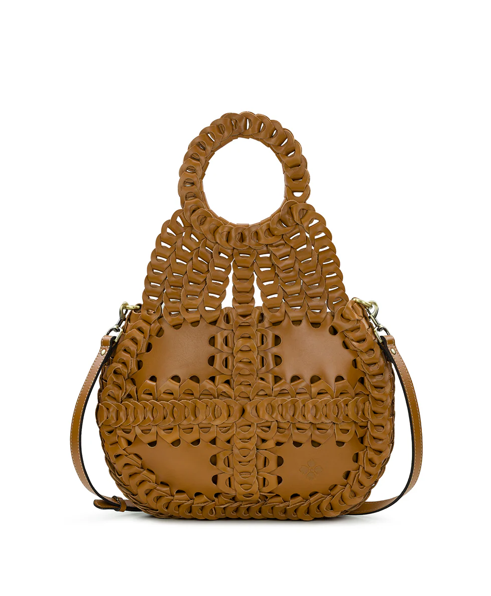 Pisticci Flapover Crossbody Bag - Chainlink Leather - Image 6