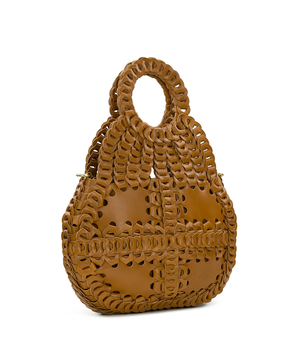 Pisticci Flapover Crossbody Bag - Chainlink Leather - Image 9