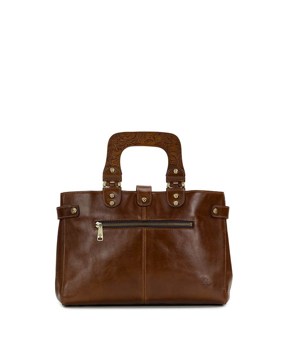 Sancia Woven Satchel - Vintage Distressed Woven - Image 10