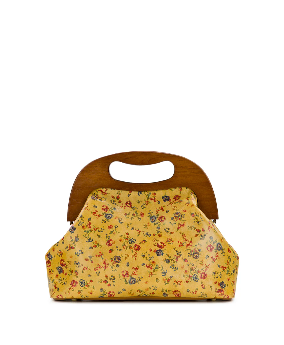 Sandrine Wooden Frame Crossbody - Fleur de Jardin - Image 2