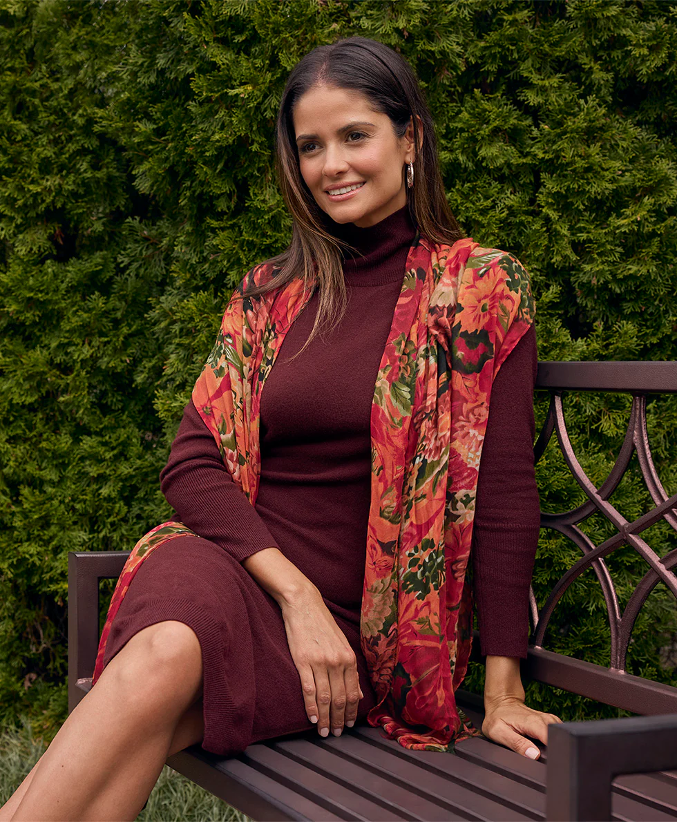 Scarf - Multi Floral - Image 4