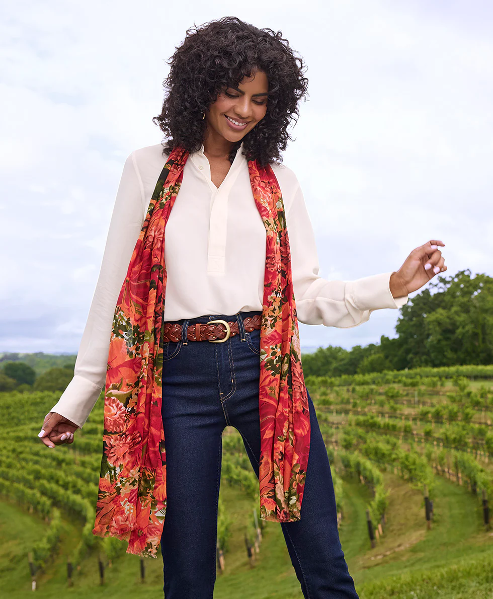 Scarf - Multi Floral - Image 5