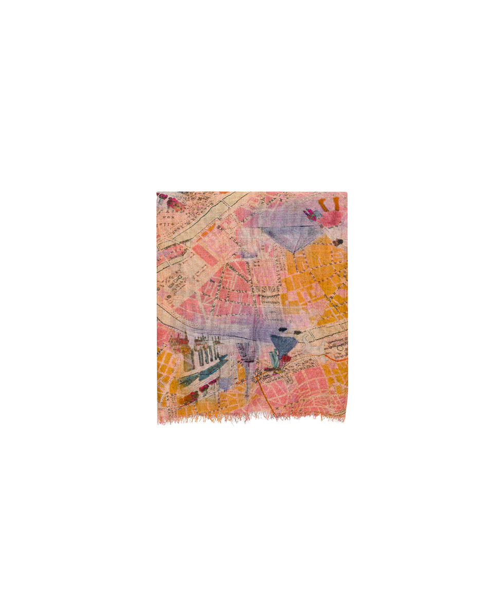 Scarf - Paris Map - Image 4