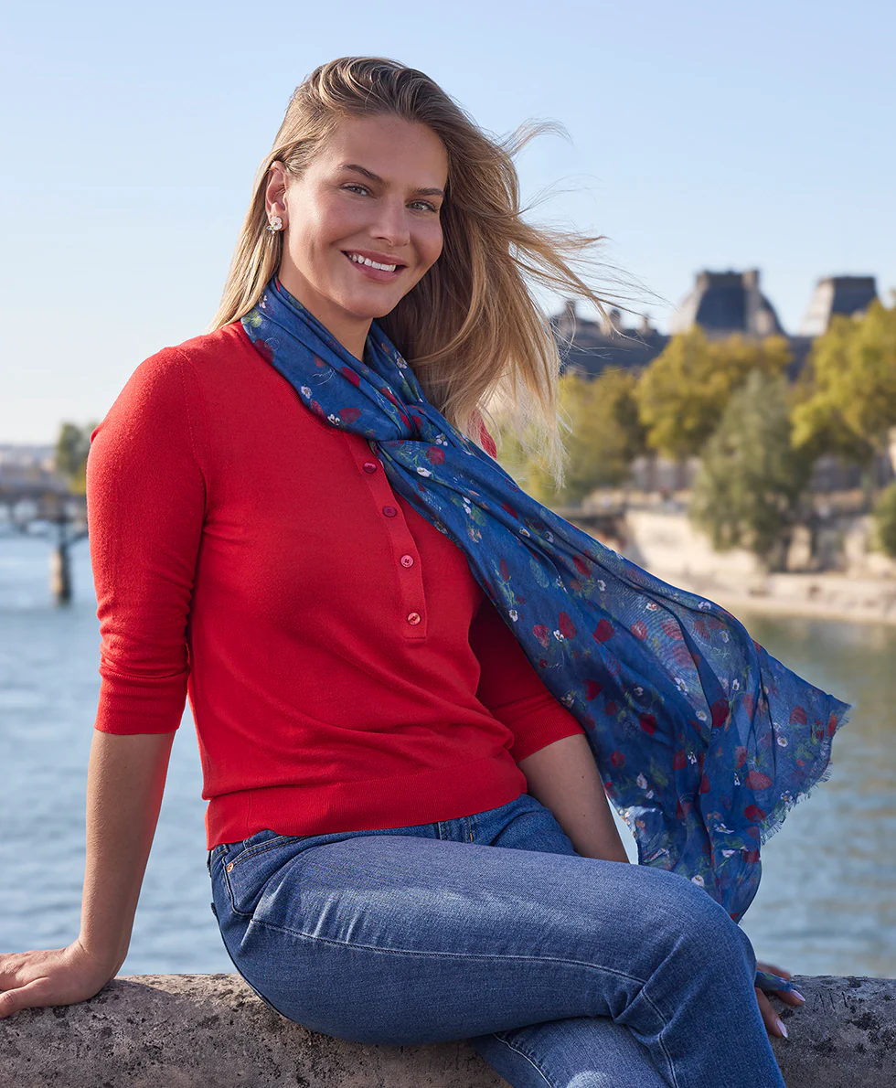 Scarf - Parisian Strawberry - Image 4