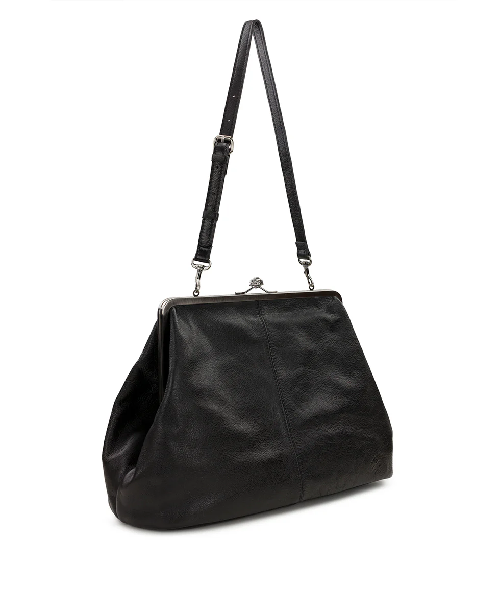 Serafina Large Frame Bag - Rugged Natural Grain Leather - Image 3