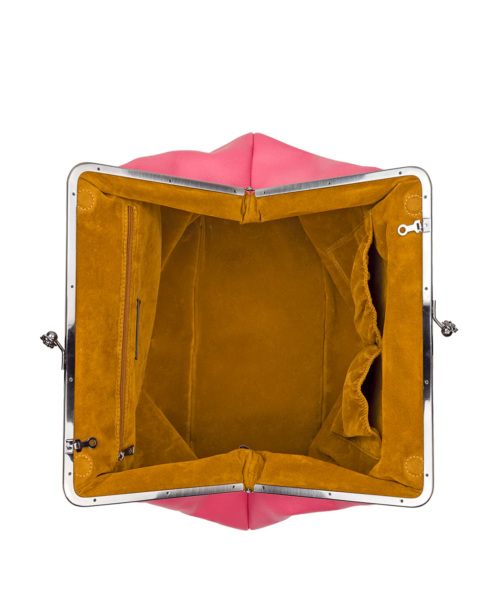 Serafina Large Frame Bag - Rugged Natural Grain - Image 5