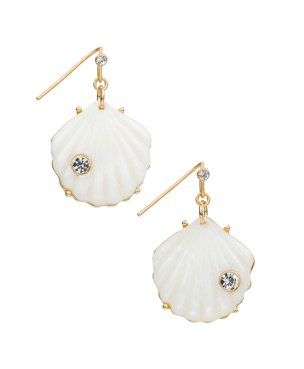 Shell Drop Earrings - Nautical Collection