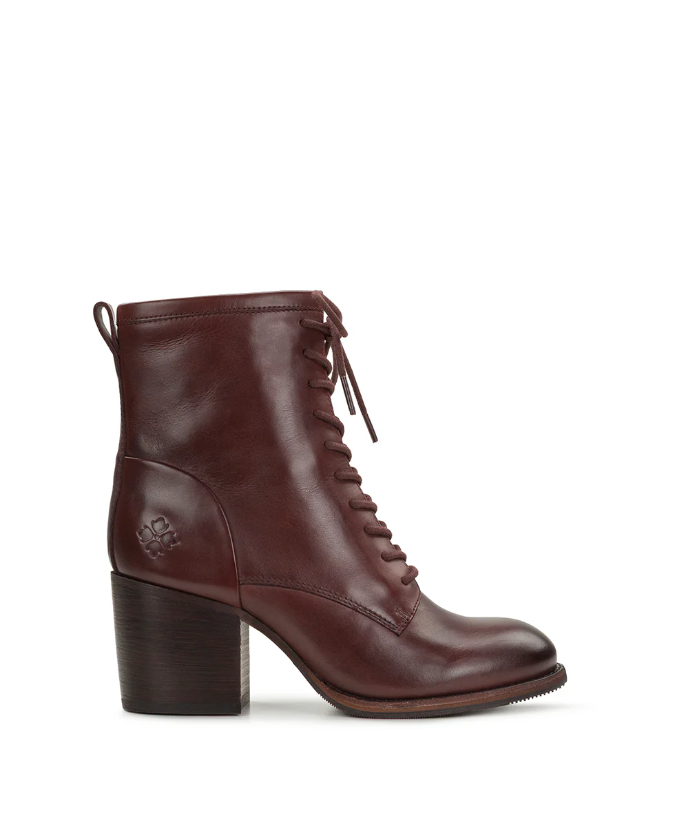 Sicily Boot - Burnished Leather - Wine - Image 2