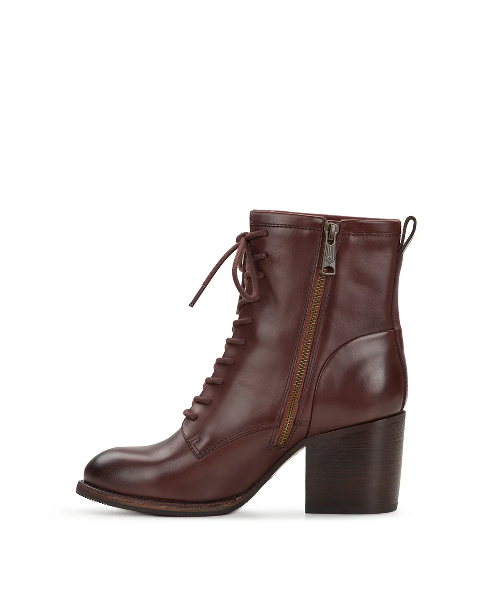 Sicily Boot - Burnished Leather - Wine - Image 3