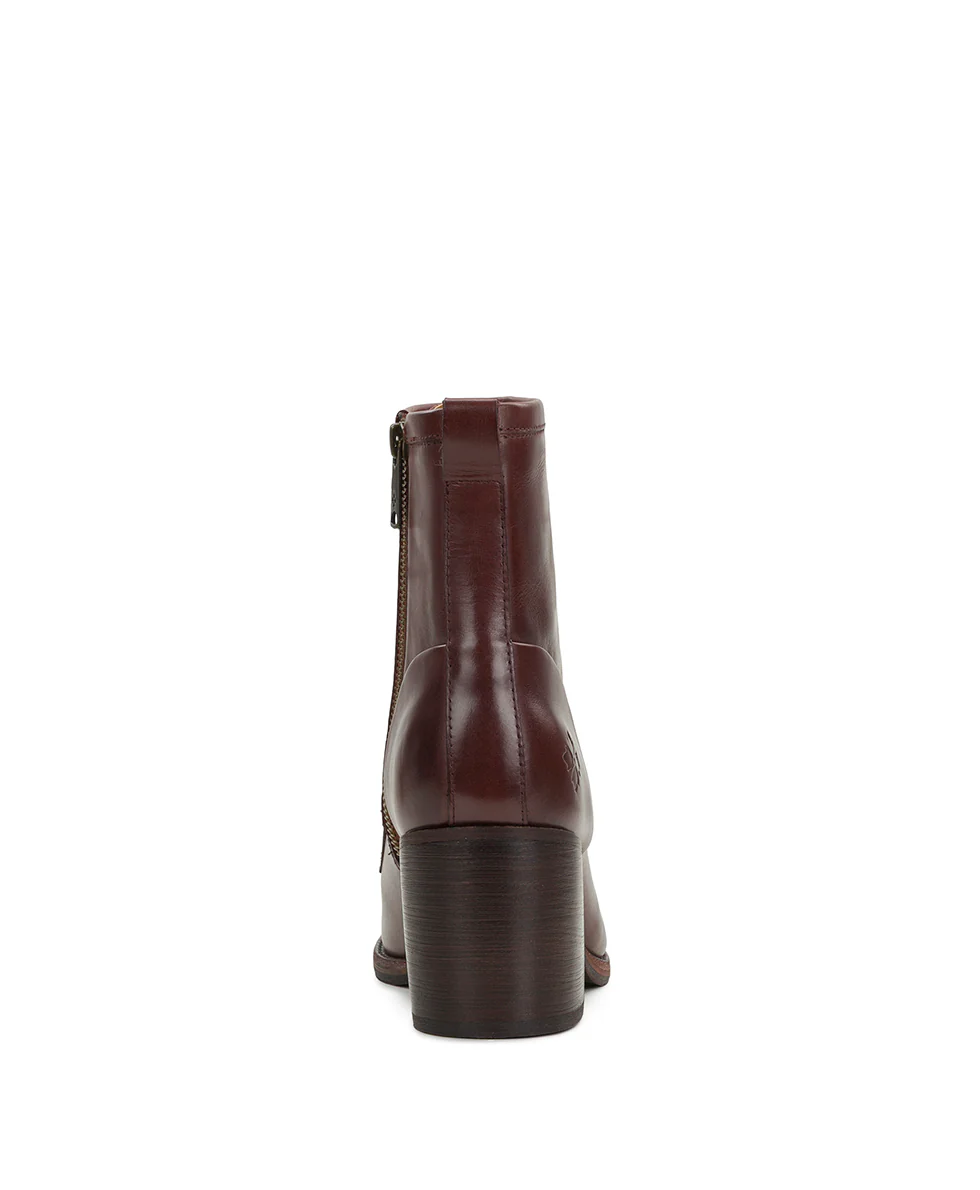 Sicily Boot - Burnished Leather - Wine - Image 4