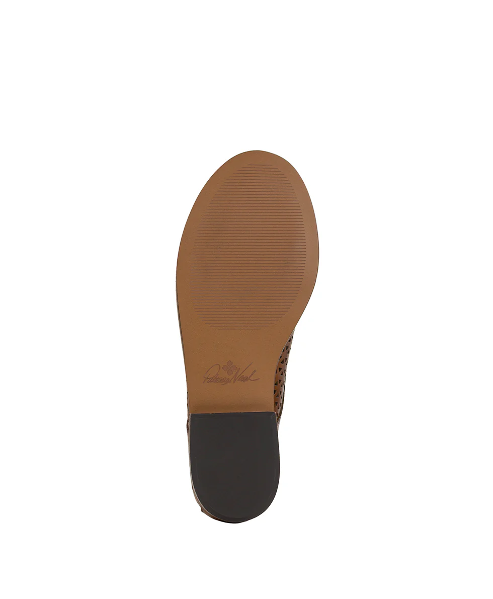 Silvio Oxford Shoes - Perforated Leather ‑ Tan - Image 6