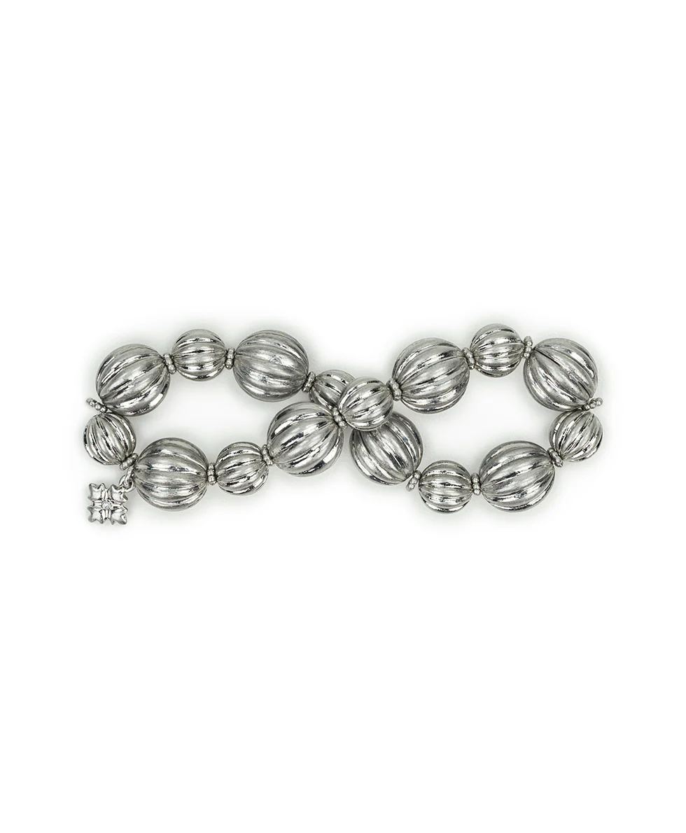 Stretch Bracelet - Scalloped Bead Collection - Image 2